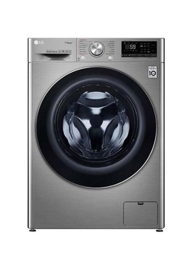 Washing Machine Front Load 10.5 kg Dry 75% 6 Motions WFV1114XMT Steel Silver