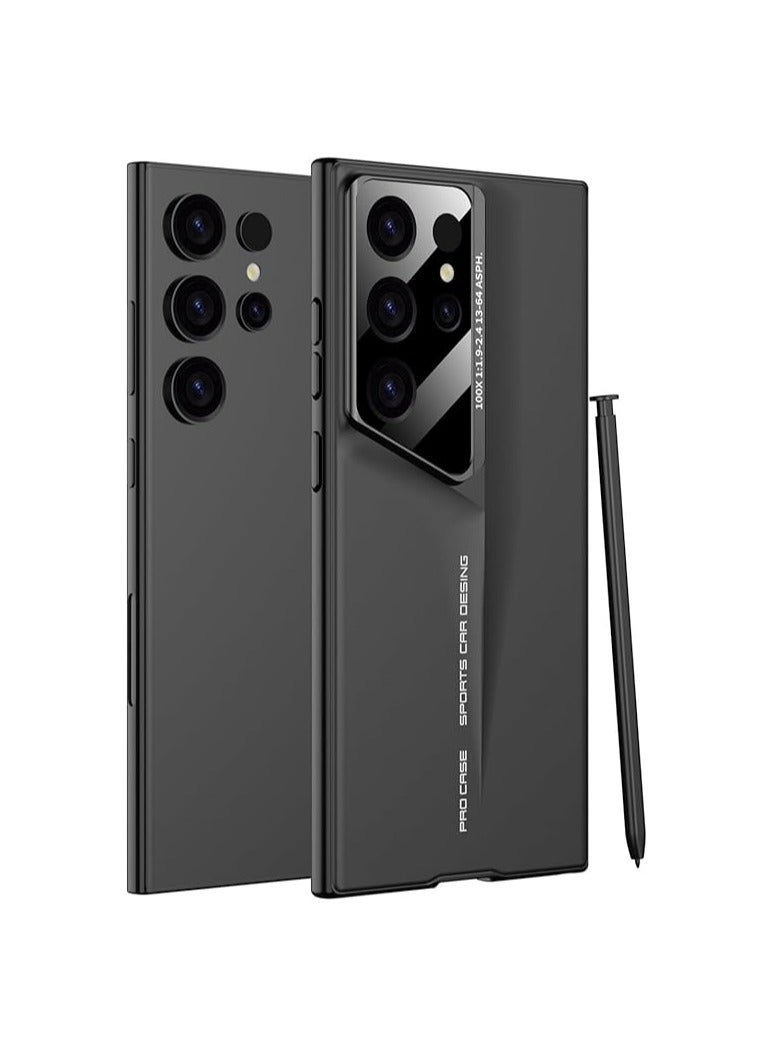 عام جراب الهاتف المتوافق مع Samsung Galaxy S24 Ultra/S23 Ultra/S22 Ultra، جراب فاخر، مضاد للصدمات والسقوط، غطاء خلفي صلب يغطي الجسم بالكامل. - Image 1