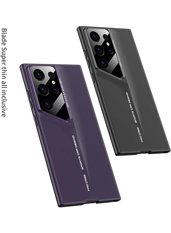 عام جراب الهاتف المتوافق مع Samsung Galaxy S24 Ultra/S23 Ultra/S22 Ultra، جراب فاخر، مضاد للصدمات والسقوط، غطاء خلفي صلب يغطي الجسم بالكامل. - Image 3