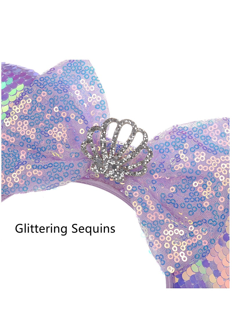 إسكدنيا عصابات رأس على شكل آذان الفأر ، زي تنكري لتزيين حفلات الأميرة اللامعة للفتيات - Image 2