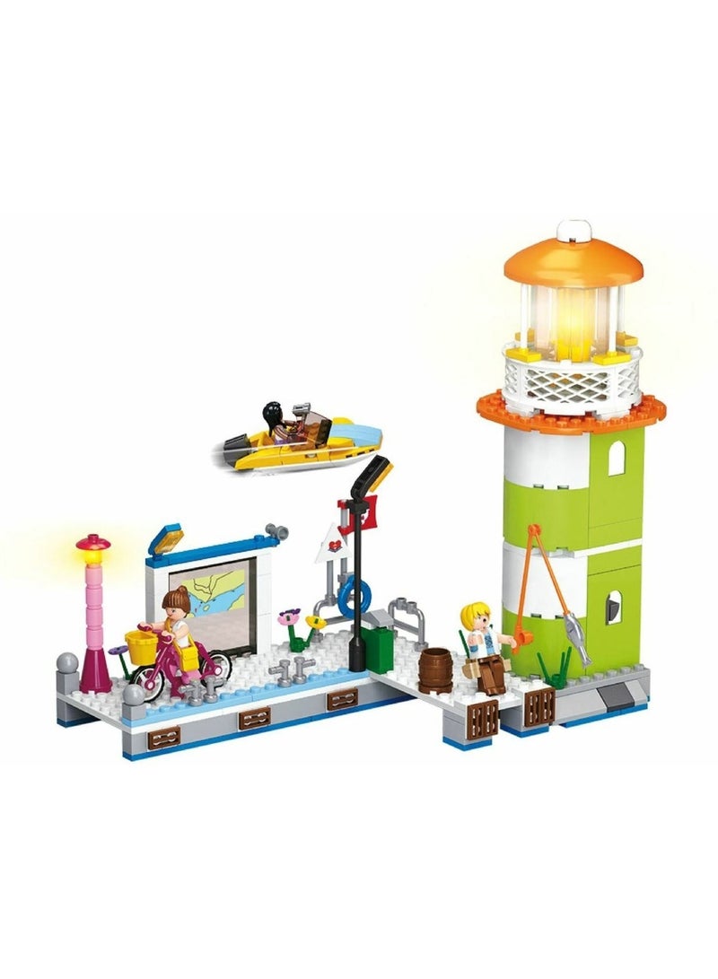 Sluban - Girls Dream Lighthouse & Pier 279 Pieces - Image 2