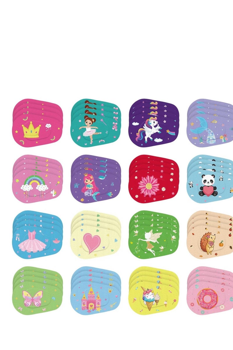 أخبار بقع العين اللاصقة 64 أجهزة كمبيوتر الأطفال الفتيات والفتى بقع طفل صغير بالرقعة التصحيح النسيج للتنفس متعة تصاميم لطيفة لضمادات القطن لحظر الضوء 16 أنماط - Image 2