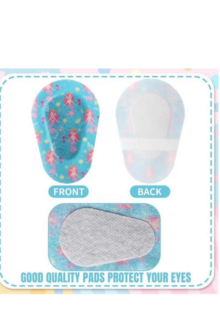 أخبار بقع العين اللاصقة 64 أجهزة كمبيوتر الأطفال الفتيات والفتى بقع طفل صغير بالرقعة التصحيح النسيج للتنفس متعة تصاميم لطيفة لضمادات القطن لحظر الضوء 16 أنماط - Image 3