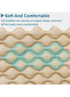 Generic Medical Air Pressure Replacement Bed Mattress for Bedsores with Electric Pumps, Quiet Inflatable Air Mattress Fits Standard Hospital Bedridden Patients Multicolor Vinyl  - Image 4