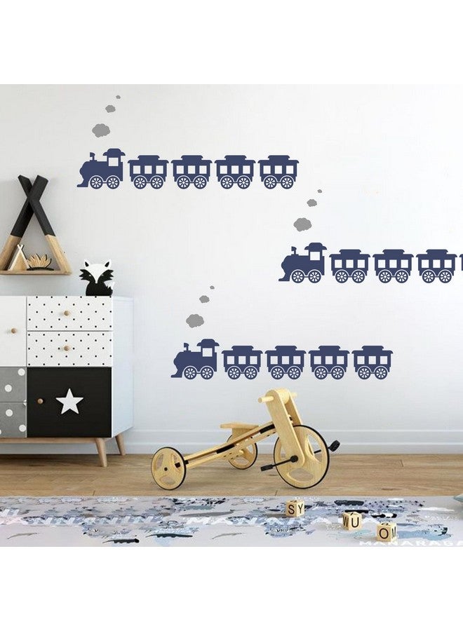 MUWEOL Train Wall Decal for Boys Room - Baby Boy Nursery Decoration, Train Wall Stickers Kids Bedroom Baby Playroom Decor - Image 1