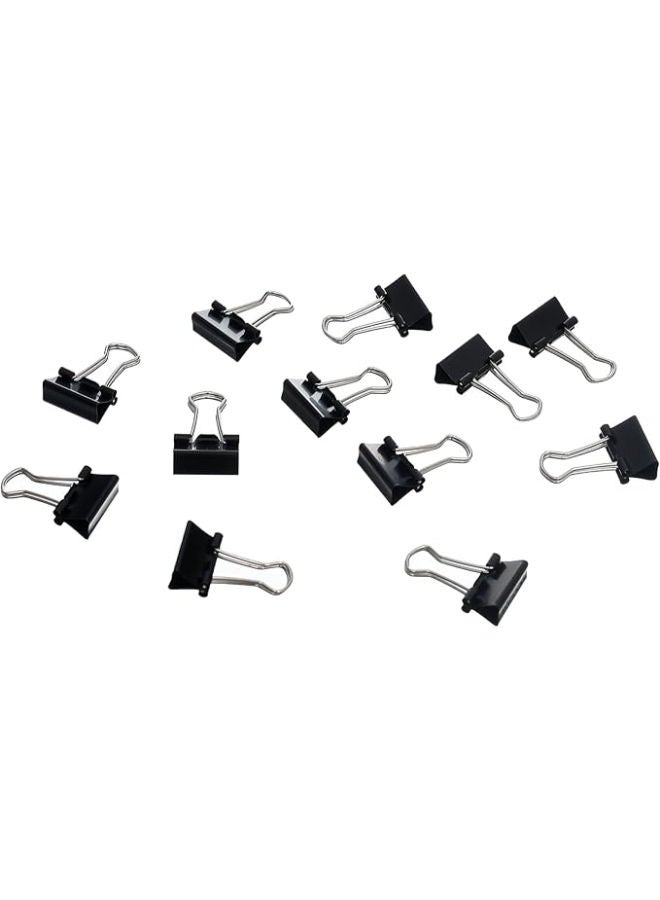 M&G Bulldog Clips, 25mm 12-Pack for Strong Binding of Thick Documents - Image 1
