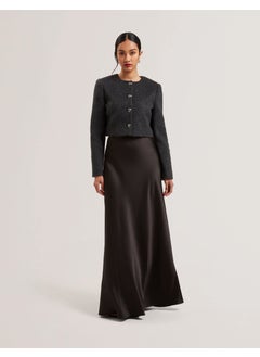 Ted Baker Bias Cut Detail Satin Skirt  - Image 3