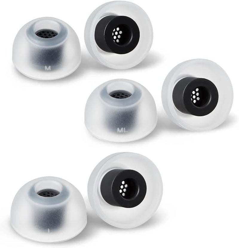 AZLA SednaEarfit MAX for Galaxy Buds 2 Pro Phantom Black (M/ML/L), Earbud Tips for Wireless Headphones, Noise Canceling Earbuds Replacement Tips, Samsung-Certified Eartips for Galaxy Buds 2 Pro - Image 1