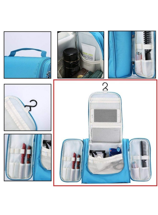 DONDA Hanging Toiletry Kit Bag for Women, Men | Travel Organizer for Toiletries, Cosmetics, Makeup Bag | Household Grooming Kit Storage Bag with Hook (Multicolor) - Image 4