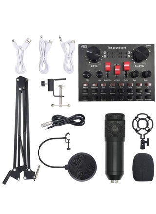 Lixada Multi-functional Live Sound Card BM800 Microphone Set Audio Recording Equipments (Black) - pzsku/Z40C27F8C0ADAFEDBF3F9Z/45/_/1712994073/dcd3cffe-3348-4962-b973-cb3330aeb8fa