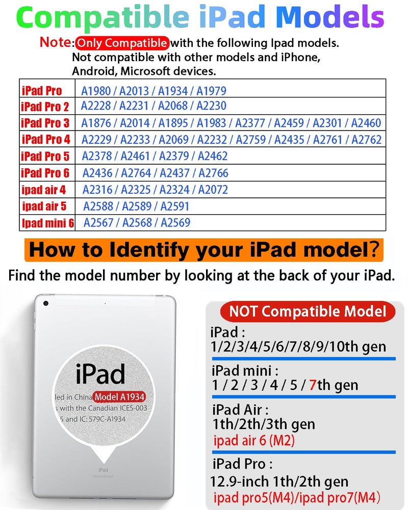 Gnanlen iPad Pencil 2nd Generation with Magnetic Wireless Charging,Same as Apple Pencil 2nd Generation,Stylus Pen Compatible with iPad Pro 11in 1/2/3/4,iPad Pro 12.9in 3/4/5/6,iPad Air 4/5,iPad Mini 6 - Image 2