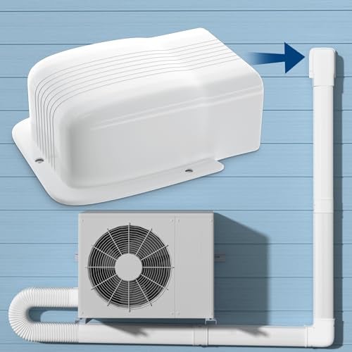 Nouscan 3" Entry Wall Cover, Upgrade PP Heat-Resistant, Paintable Decorative Entry Cover Line Set Kit Parts Accessories, for Mini Split Air Conditioners, AC, HAVC and Heat Pumps - Image 1