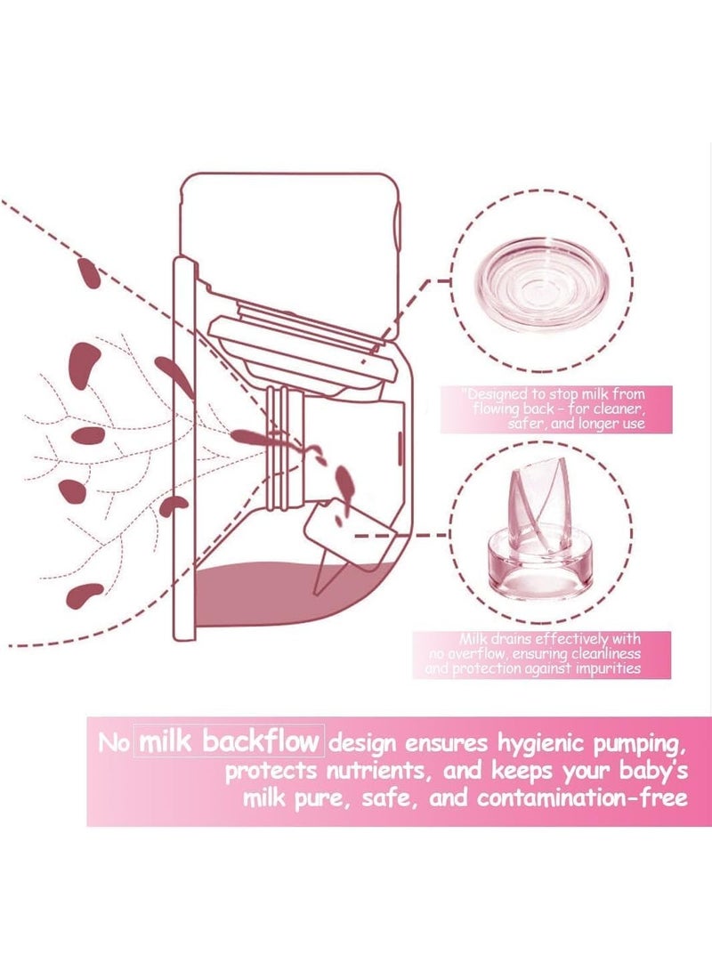 لطف وحضن مضخة ثدي كهربائية مع 210 حصيرة تغيير للاستعمال مرة واحدة | مضخة محمولة منخفضة الضوضاء بشاشة LED وحصائر حفاضات مقاومة للماء بحجم 60×90 سم (أزرق) - Image 5