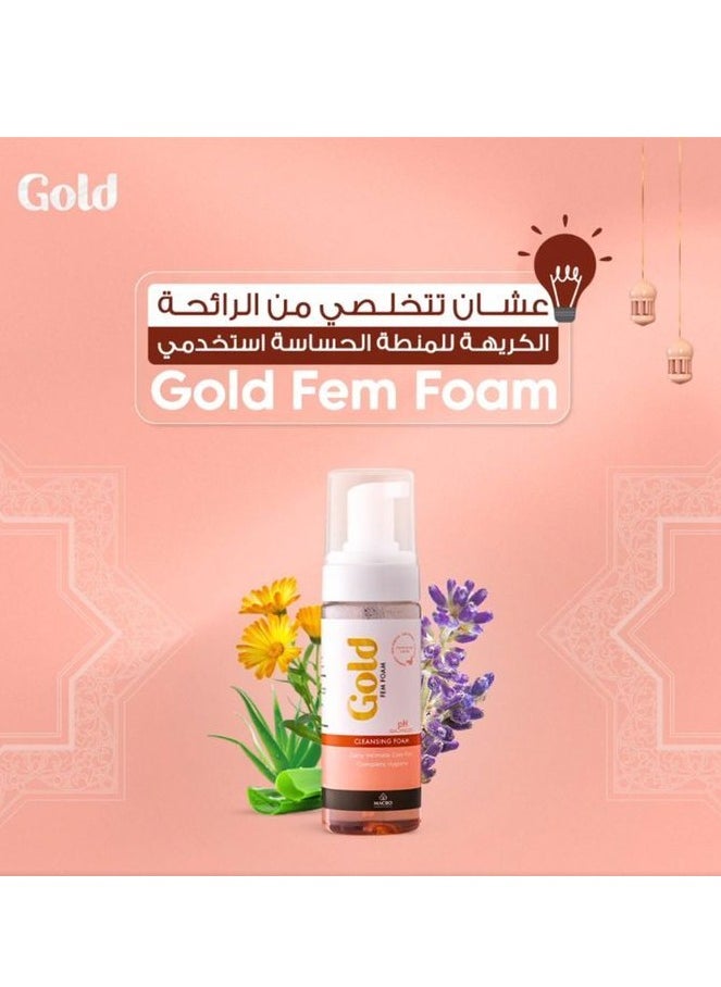 Macro - Macro Gold Femme Foam - Intimate Cleansing Foam - 150 ml - Image 1