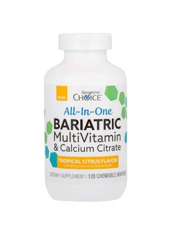 Bariatric Choice Allinone Bariatric Multivitamin With 375 Mg Calcium Citrate Tropical Citrus (120Ct)  - Image 2