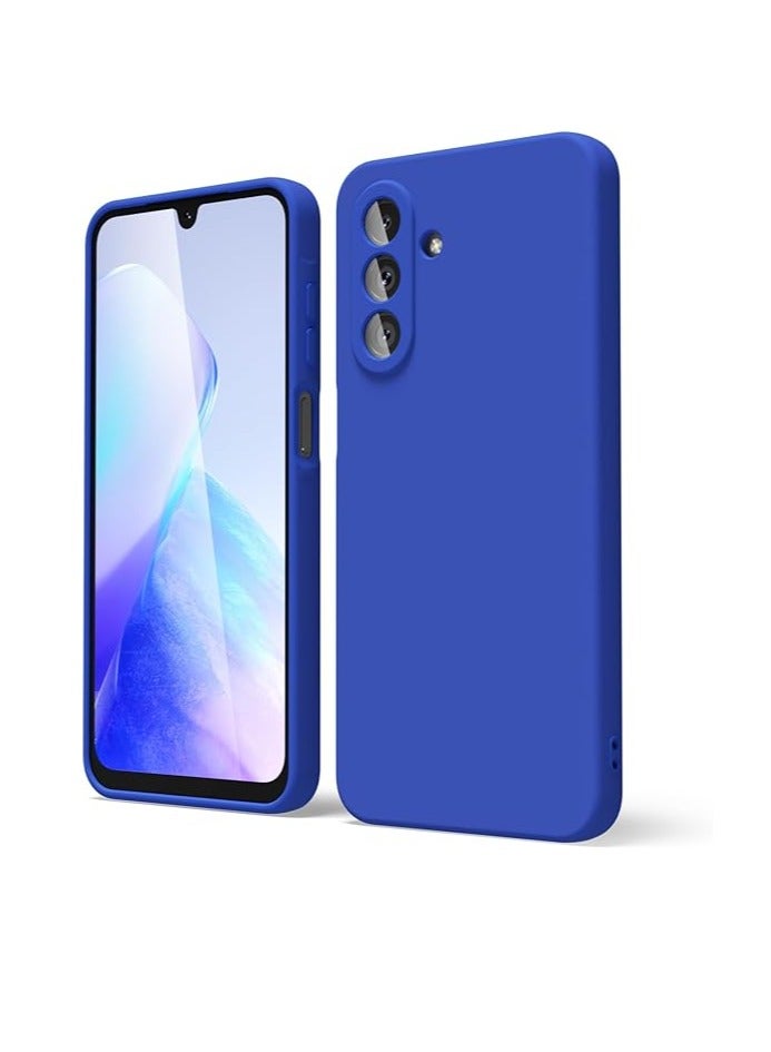 MIGOFAST Samsung Galaxy A26 5G Case Silicone Thin Slim Grip Soft Rubber Gel Protective Phone Case for Women Matte Plain Solid Color Aesthetic Cute Girly Case with Camera Cover Royal Blue - Image 1
