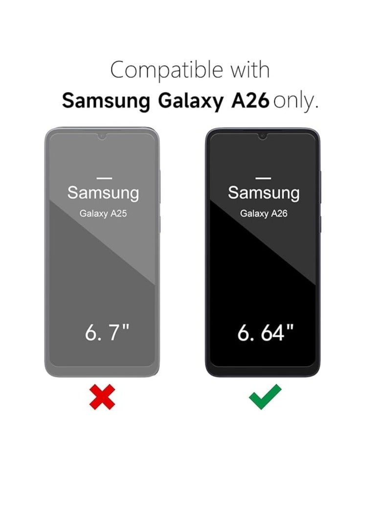 MIGOFAST Samsung Galaxy A26 5G Case Silicone Thin Slim Grip Soft Rubber Gel Protective Phone Case for Women Matte Plain Solid Color Aesthetic Cute Girly Case with Camera Cover Royal Blue - Image 4