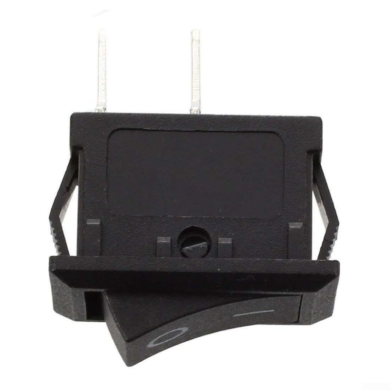 Black Rocker Switch 2 Pin ON OFF SPST Panel Mount 125VAC 6A 250VAC 3A - Image 5