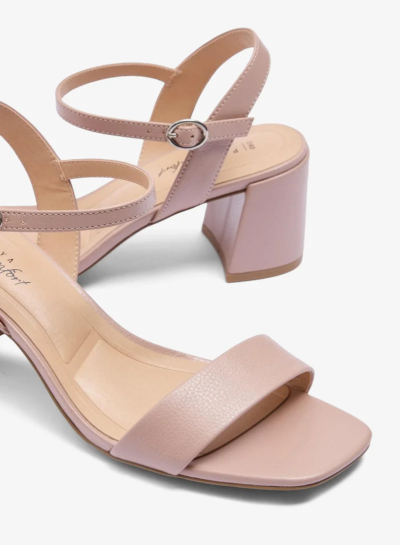 Matalan Blush Pink Block Heels