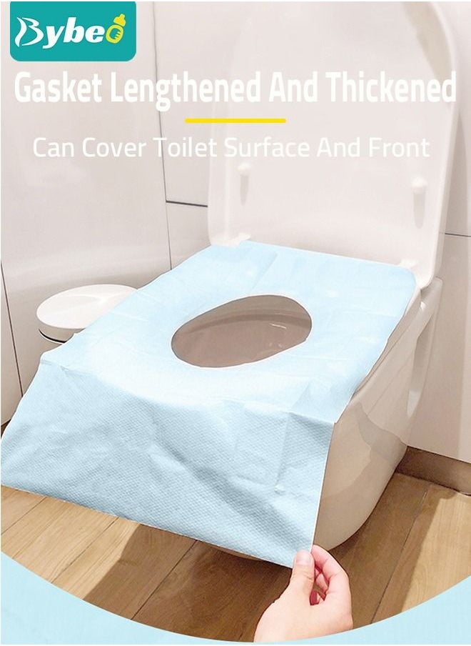 Bybeo - Foldable Portable Travel Potty Training Seat and 10 PCS Extra Large Toilet Seats Covers Disposable Waterproof for Boys Girls, Toddlers Potty Training in Public Restrooms - Image 1