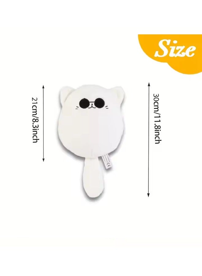 عام تمثال دمية قطة غوجو ساتورو، كرات قطة ساحرة، أدوات قتال، إكسسوارات دوجين، نظارات شمسية، دمية محشوة بتطريز قطة. - Image 5