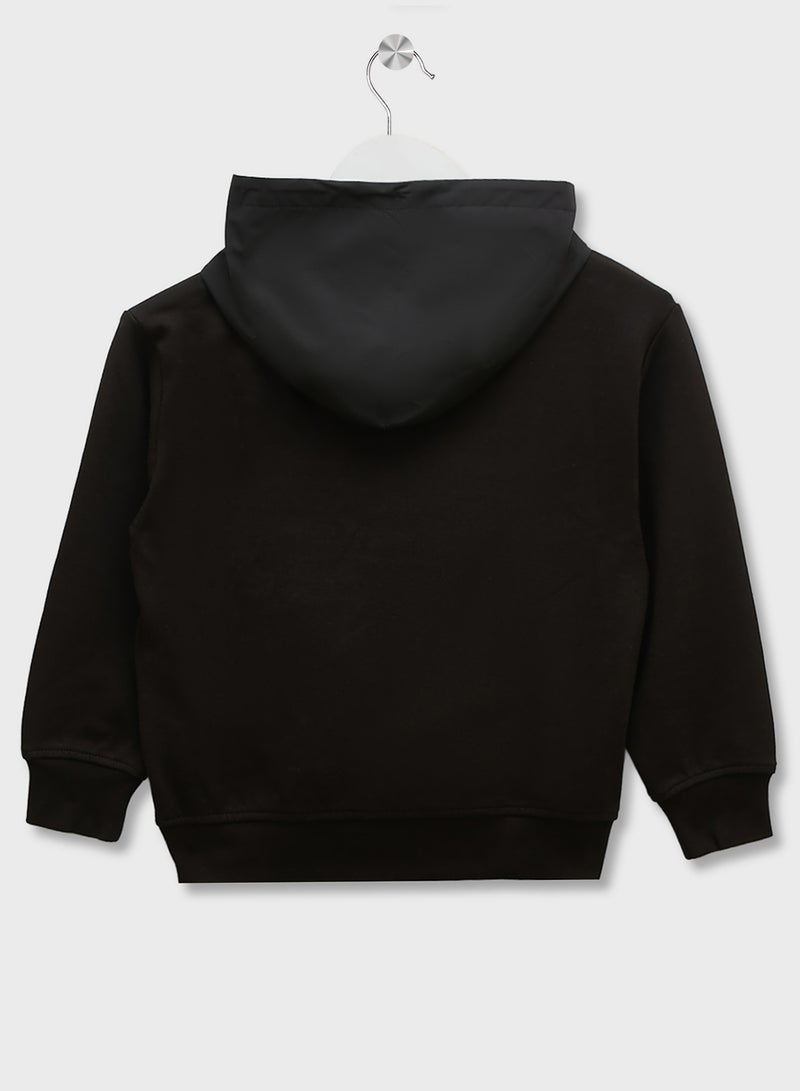 Calvin Klein Jeans Kids Color Block Hoodie  - Image 2