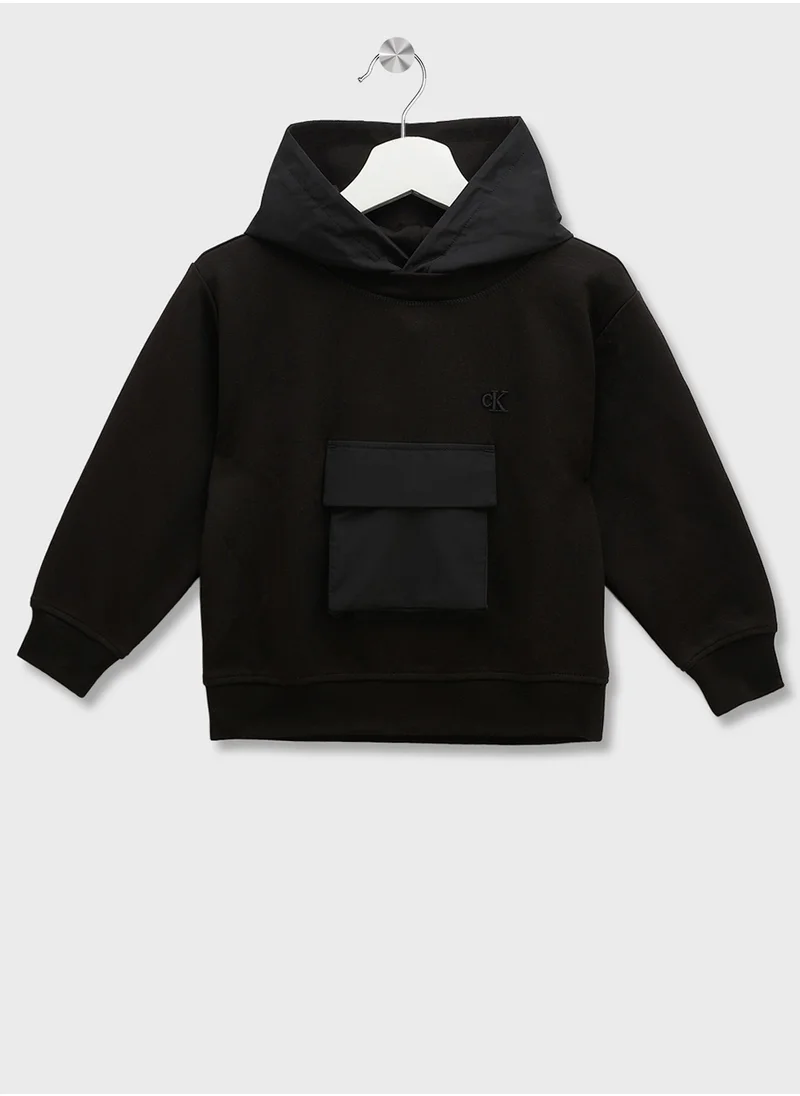 كالفن كلاين جينز Kids Color Block Hoodie
