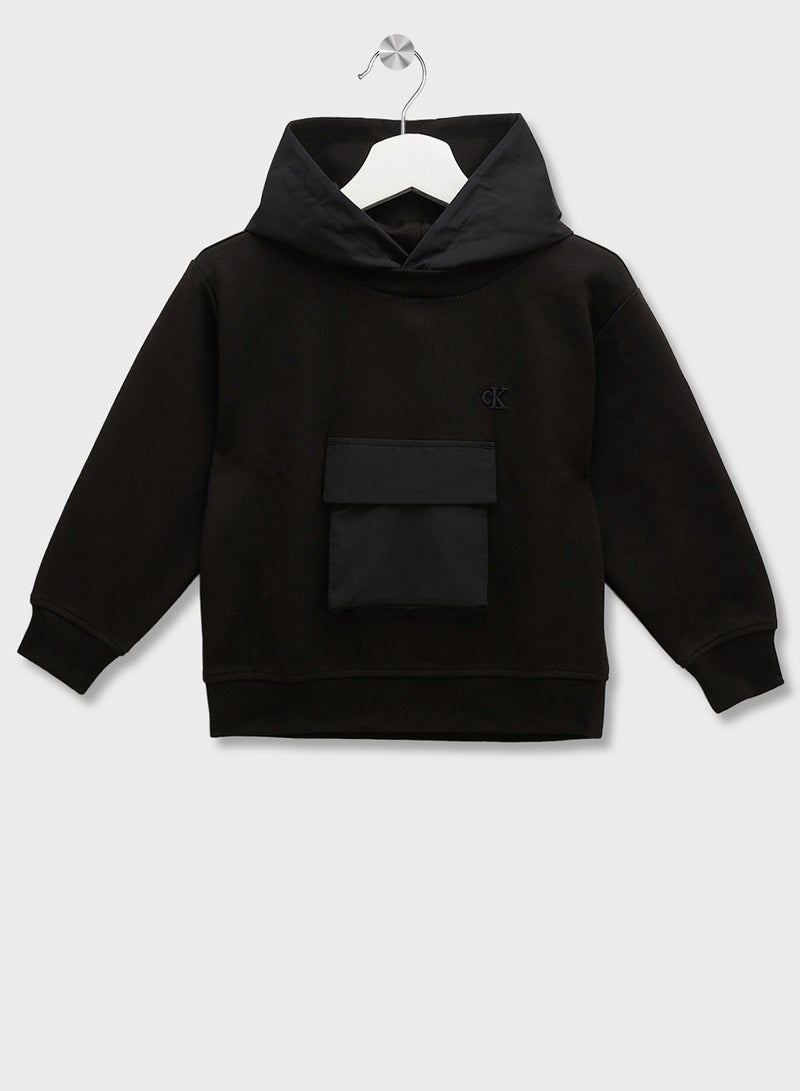Calvin Klein Jeans Kids Color Block Hoodie  - Image 1