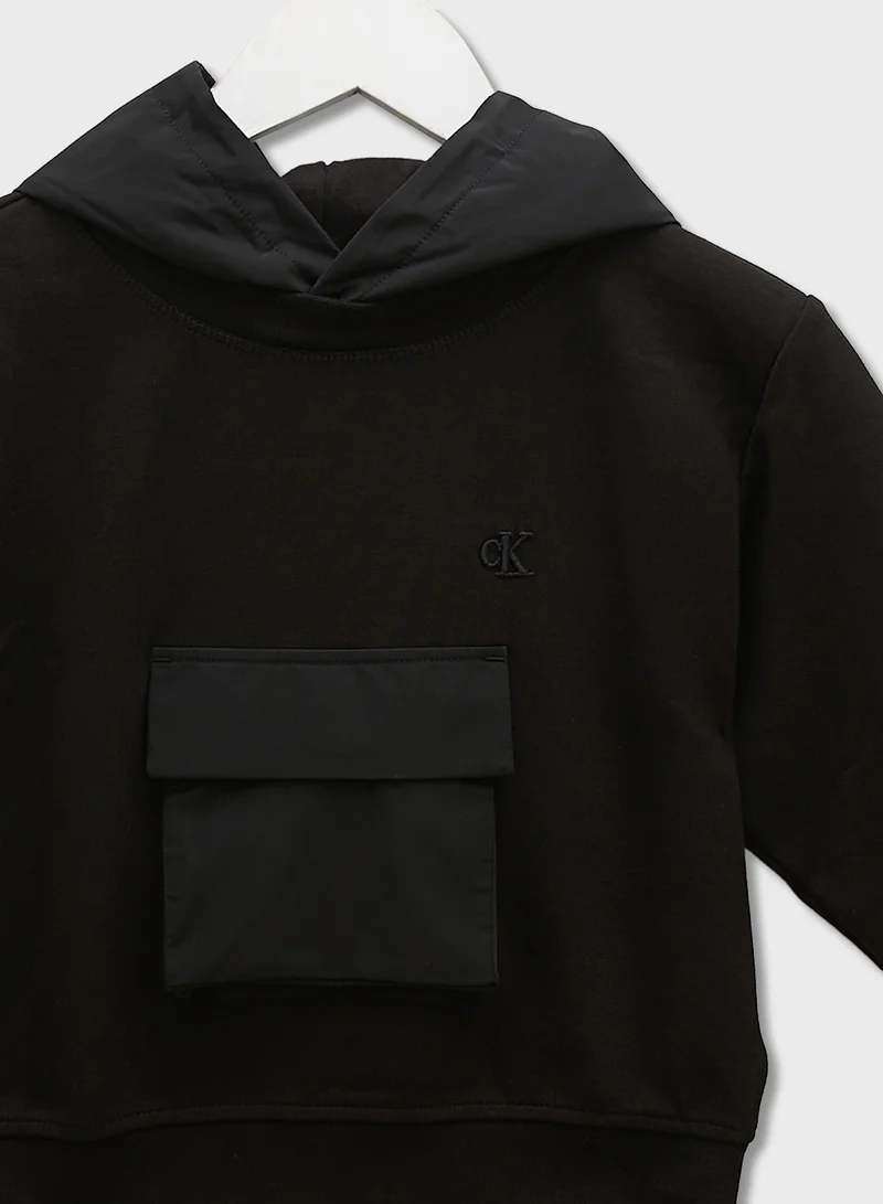 Calvin Klein Jeans Kids Color Block Hoodie