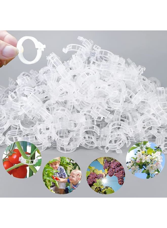 مشابك نباتات محكمة التثبيت من البلاستيك، مشابك لتعريشة الطماطم وتثبيت النباتات المتسلقة ولدعم النباتات، أداة تعليق النباتات لمستلزمات البستنة والكرمة50 قطعه - Image 3