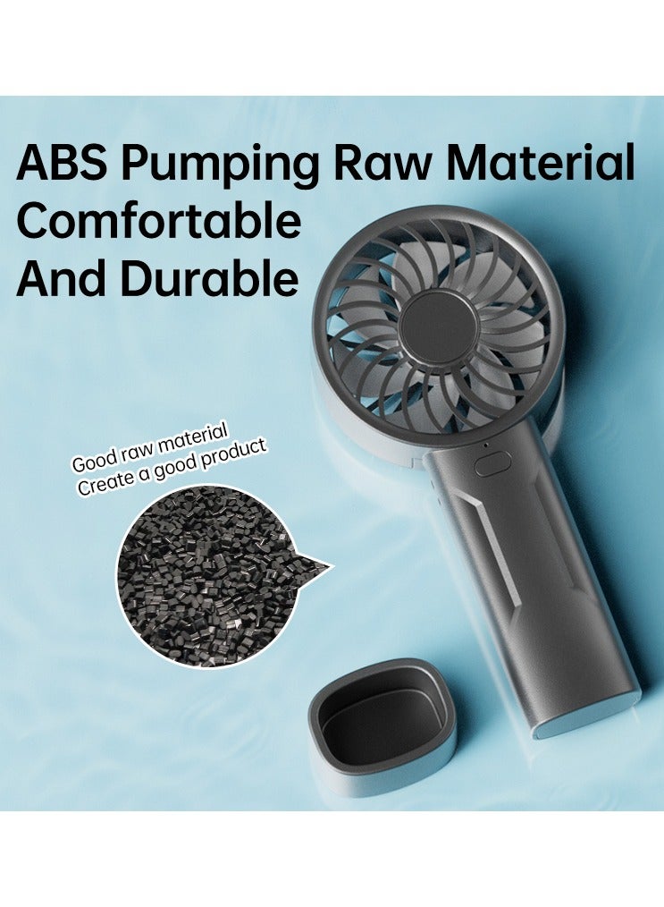 BEILINGDUN Portable Handheld Fan  Adjustable Personal Mini Fan Quiet Operation with Outdoors & Daily Use Ramadan Gift for Kids and Women(Black) - Image 2