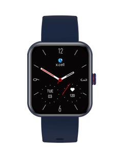 Xcell Xcell G5 Talk Smart watch, Heart Rate/Blood Pressure/Oxygen Level Monitoring, Receive & Make Calls,Water Resistance: IP67, 1 Week Battery Life, Compatibility: IOS/Android- Blue  - Image 2