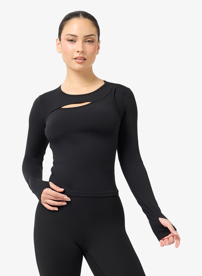 فورورد طقم بلوزة وبنطلون واسع بقصة سلسة بلمسة ناعمة - Image 3