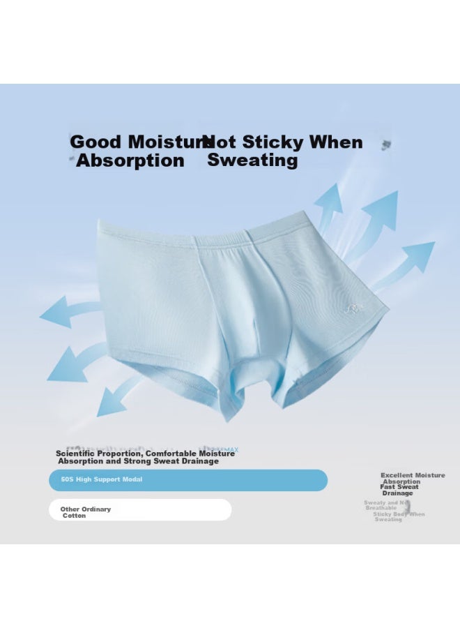 Yilanfen Children's Underwear, Boys' Boxer Briefs, Antibacterial Modal, Big Boys' Youth Shorts - Image 2