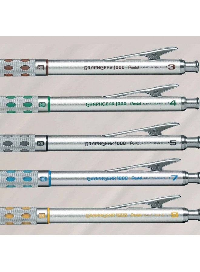 Pentel Graph Gear 1000 Mechanical Drafting Pencil 0.9Mm Yellow (Pg1019) - Image 4