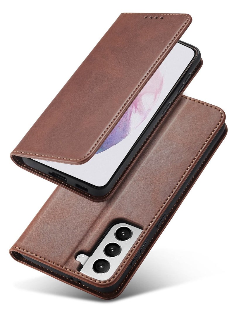 Loquat Leather Samsung Phone Case Flip Cover - Image 1