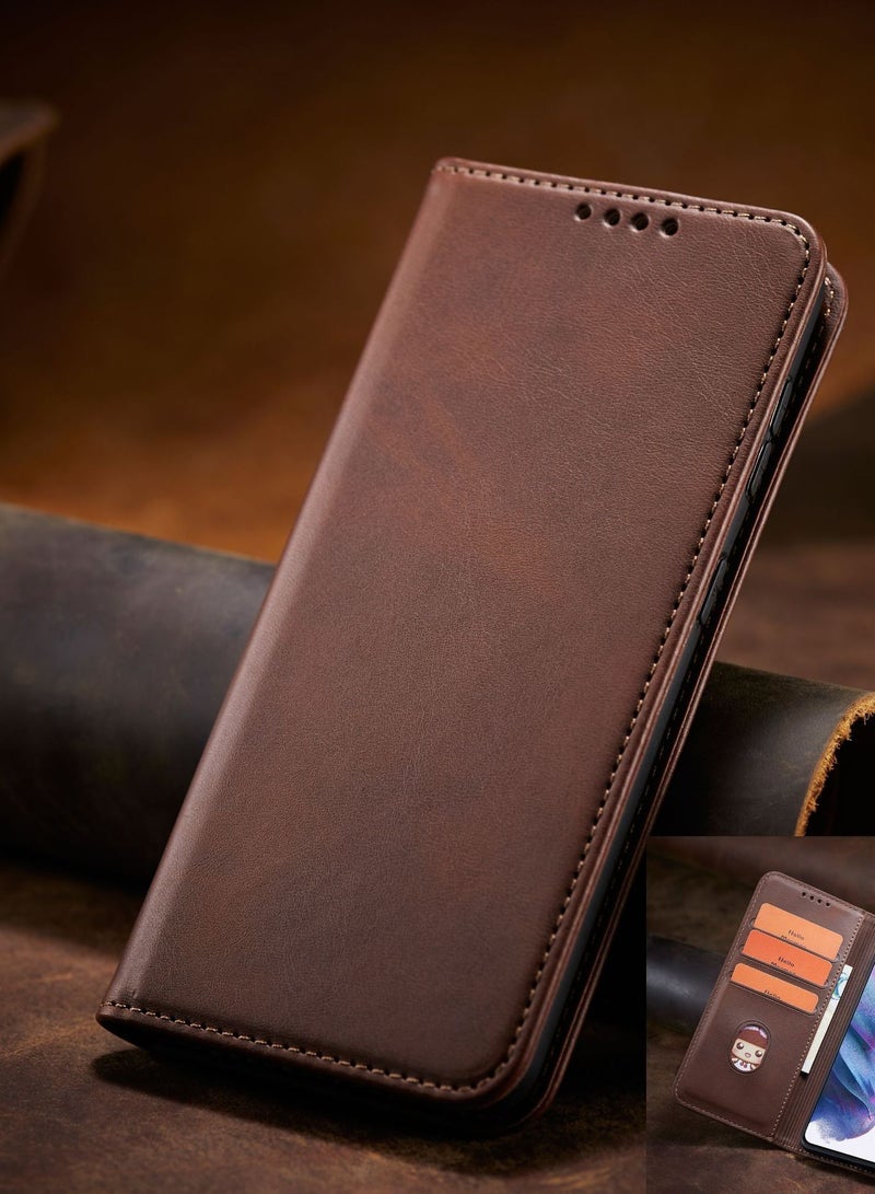 Loquat Leather Samsung Phone Case Flip Cover - Image 2