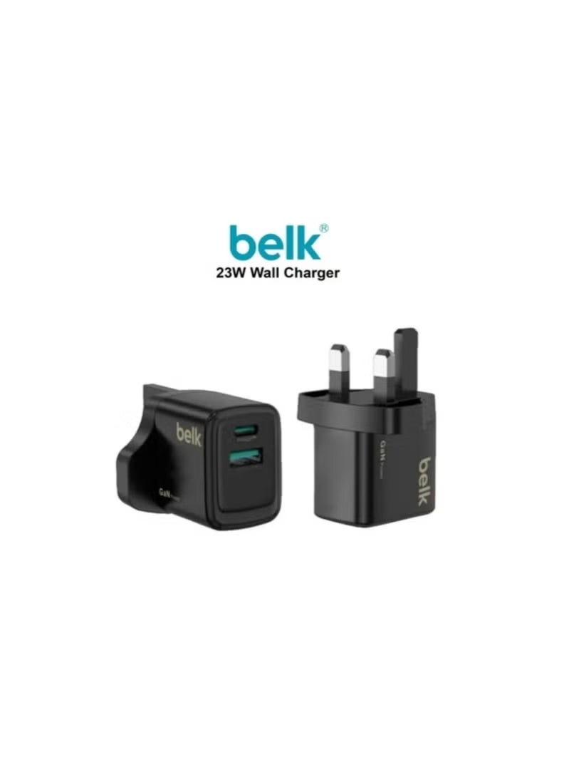Belk 23W Dual USB PD Wall Charger , Black - Image 3