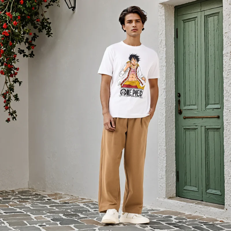 SP Characters One Piece Print Regular Fit T-shirt