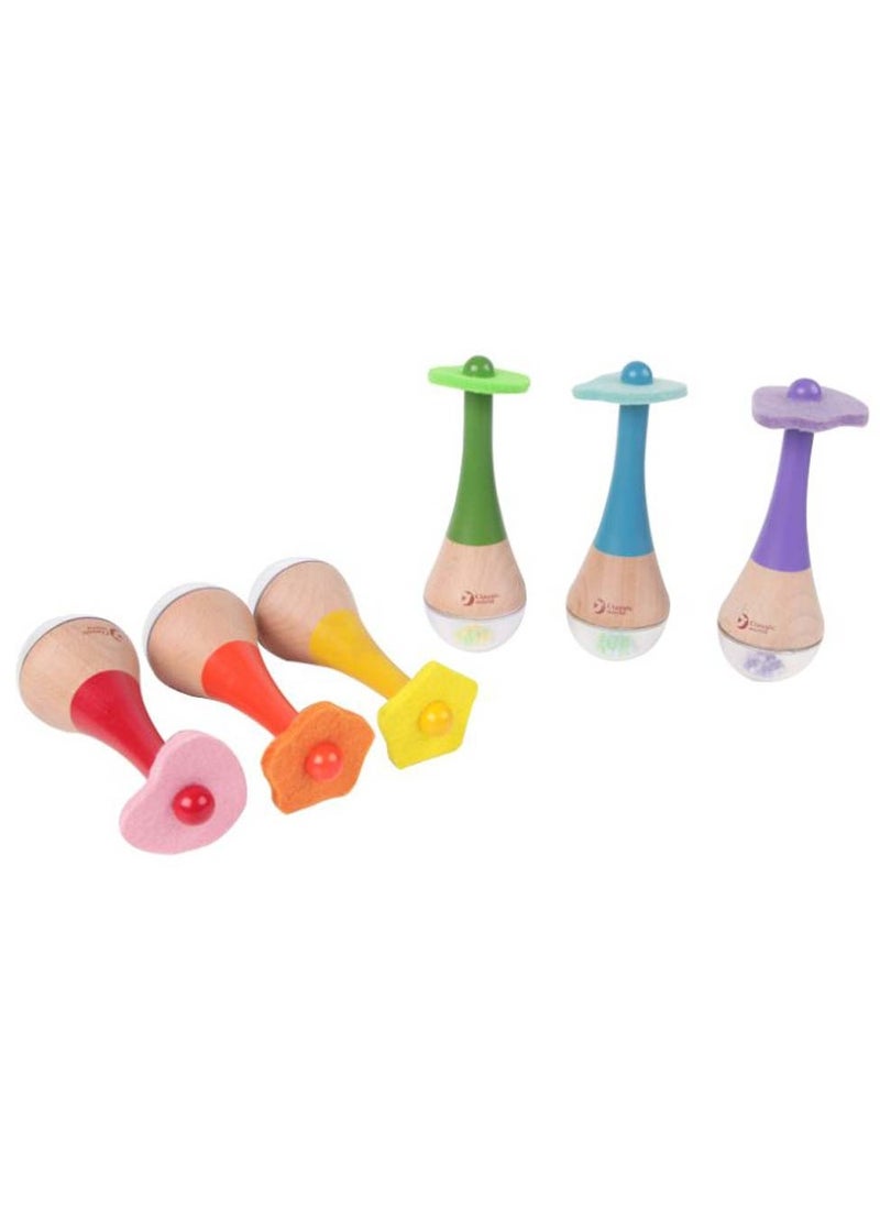 Classic World - Classic World - Rainbow Maracas 1pc - Assorted - Image 1