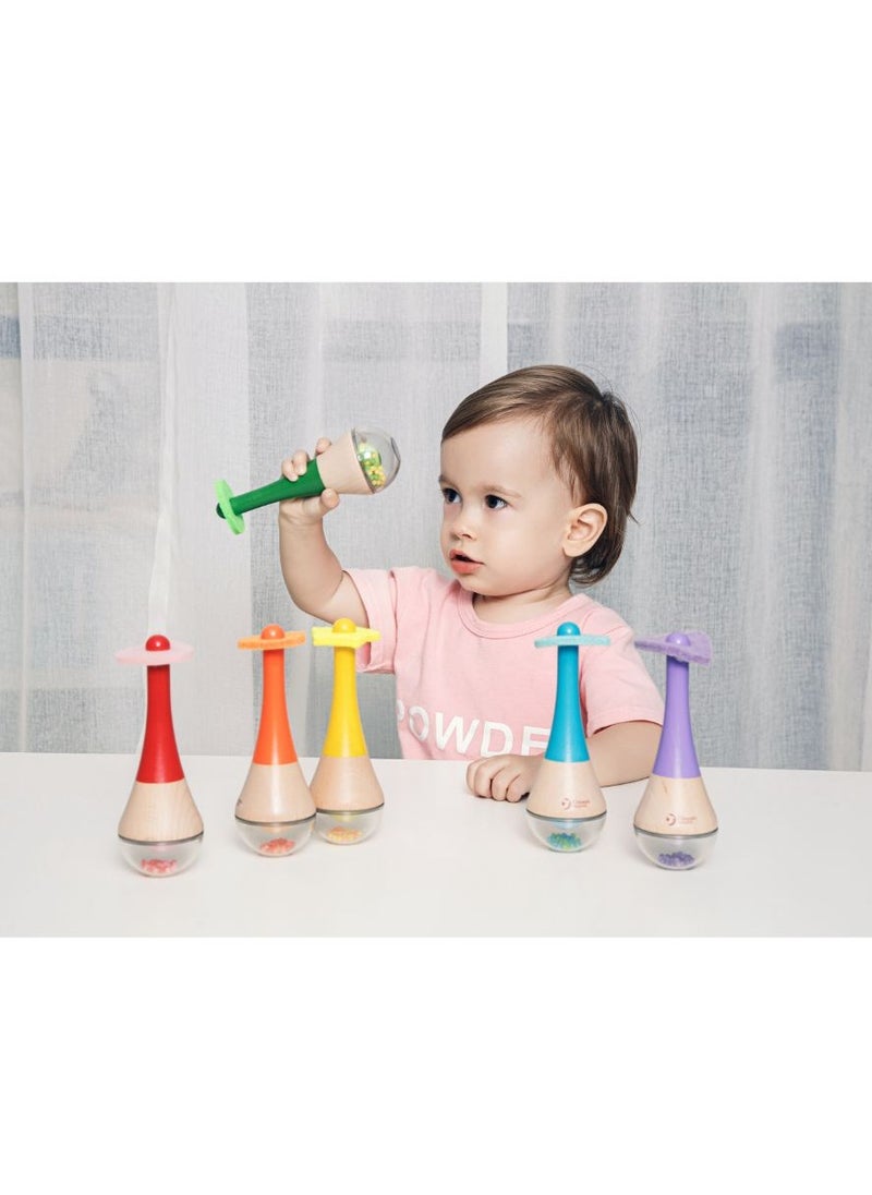 Classic World - Classic World - Rainbow Maracas 1pc - Assorted - Image 1
