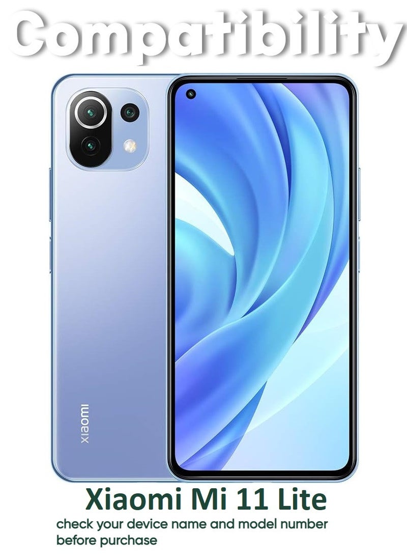 ACLIX 3 Pieces Antistatic ESD Dustproof Premium Quality High Definition Tempered Glass Screen Protector Designed For Xiaomi Mi 11 Lite - Image 3