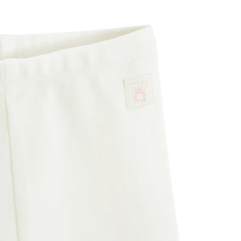 Cool Club WHITE COTTON, ELASTANE LEGGINGS