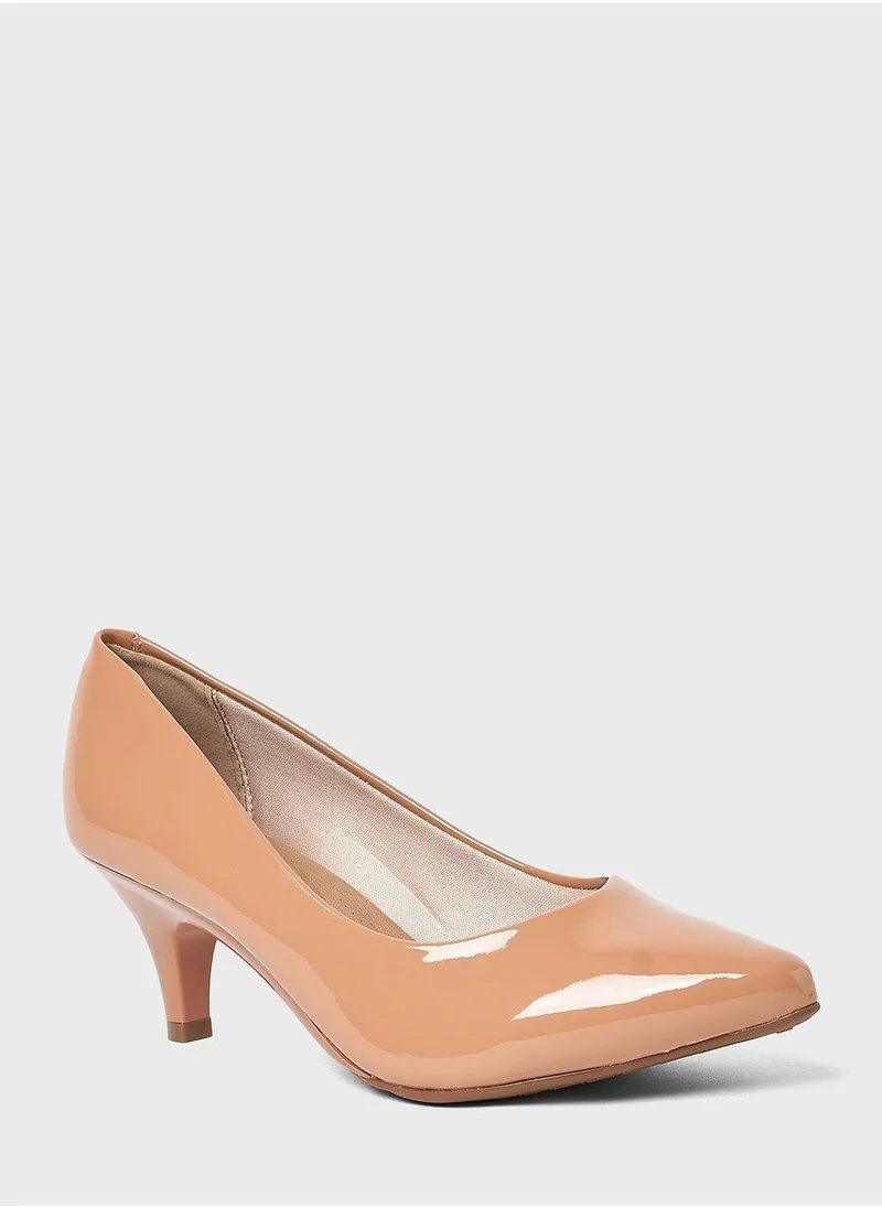 Beira Rio Low Heels Pump for Women – Elegant Office Heel Shoes & Classic Pumps for Girls