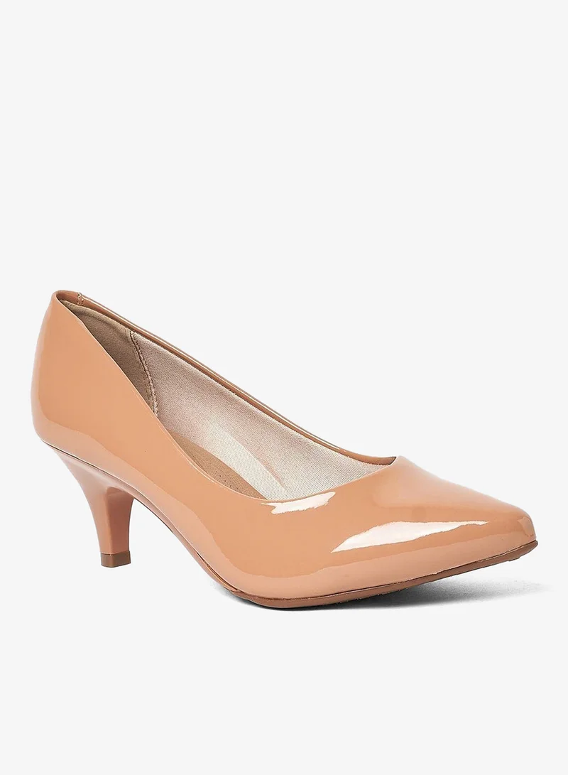 Beira Rio Beige Low Heels Pump for Women – Elegant Office Heel Shoes & Classic Pumps for Girls for Women | Best Price UAE
