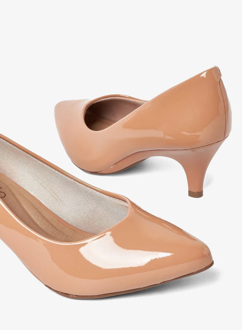 Beira Rio Beige Low Heels Pump for Women – Elegant Office Heel Shoes & Classic Pumps for Girls for Women | Best Price UAE