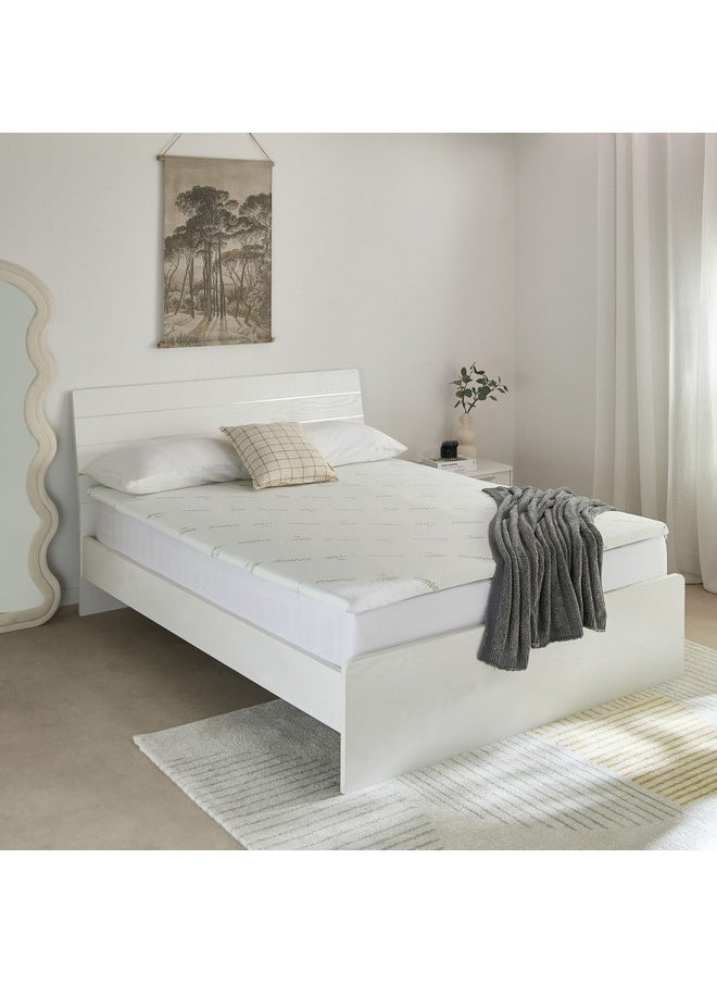 Home Box - Relax Bamboo Memory Foam Queen Mattress Topper 150 x 200 x 4 cm - Image 1