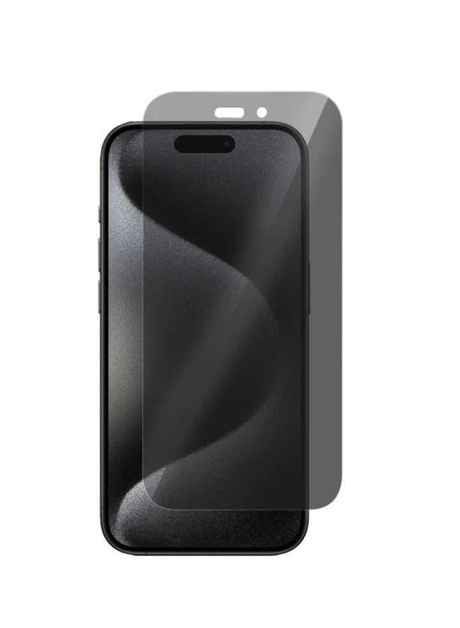 PROMASS Matte ceramic privacy Soft Film, Full Cover Screen Protector for iPhone 15 pro - Image 1