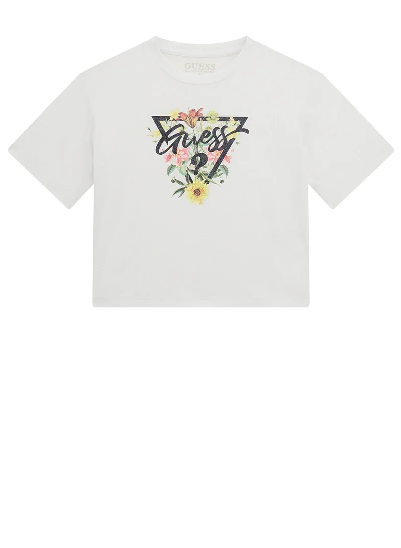 جس Kids Graphic Crew Neck T-Shirt