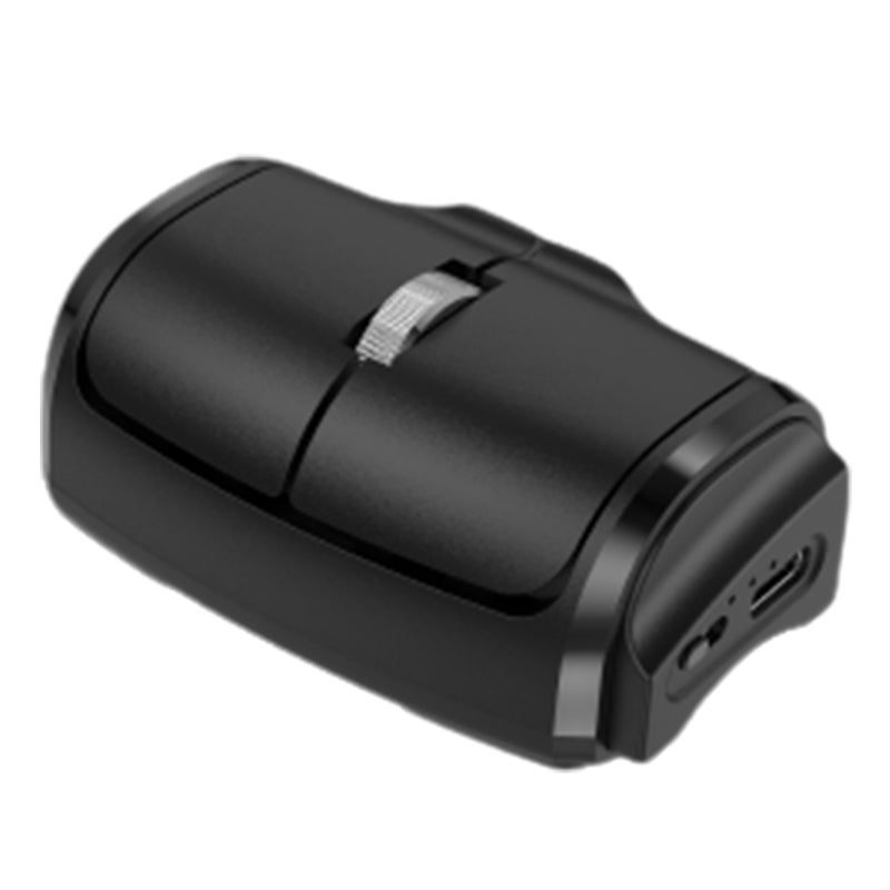 Wireless- Compact and Portable Ring with Dual-Mode 2.4G+BT Mice Compatible with Multiple Systems Horizontal and Vertical Use Perfect for Laptop - Image 1